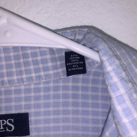 Chaps Regular Fit Comfort Stretch Button Down Men’s Shirt - Picture 14 of 15